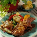 Pork Country-Style Ribs with Asian Plum Sauce